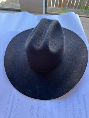 Teddy Cattleman Cowboy Hat - Black / M/L 59